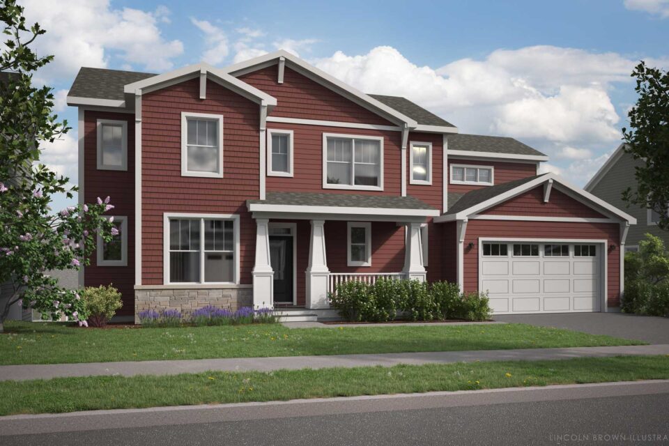 Zinnia Craftsman rendering