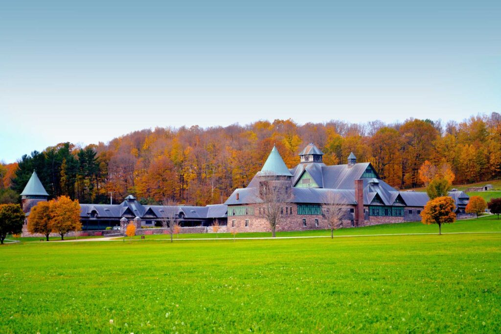 Shelburne Farms in the fall