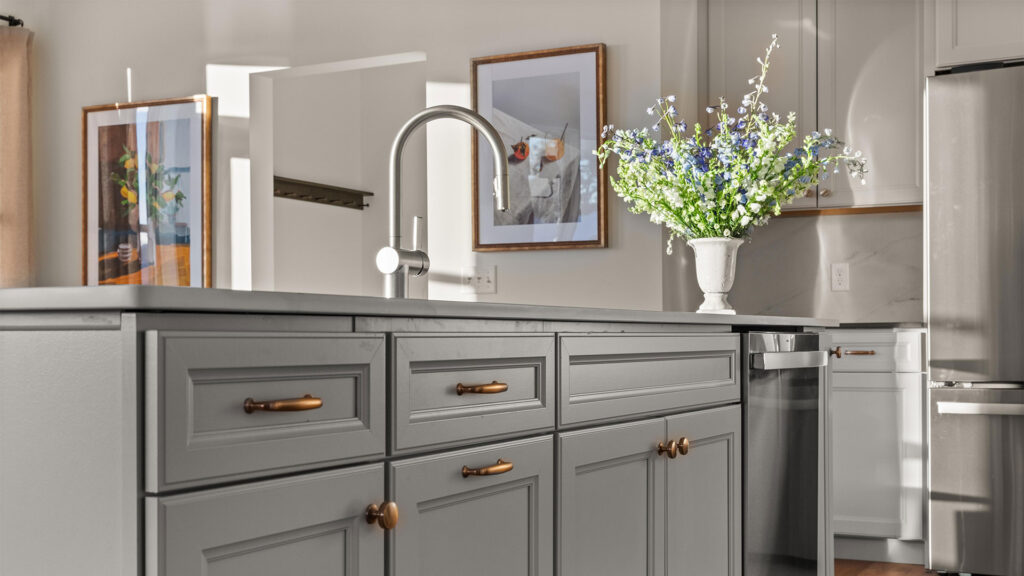 hillside model home kitchen