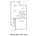 Balsam Main Floor Plans