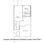 Juniper farmhouse finished lower level plan