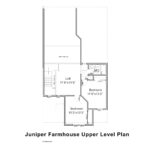 Juniper farmhouse upper level floor plan