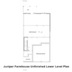 Juniper farmhouse unfinished lower level plan