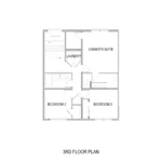 Wentworth duplex third floor plan